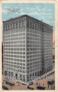 First Wisconsin National Bank Building Milwaukee, Wis, USA 1924 Missing Stamp 