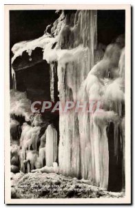 Old Postcard The Fine sites Alpes Maritimes stalactictes ice in the gorge Cians