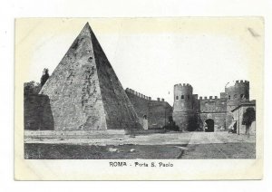 Postcard Italy ROMA Porta S. Paolo Standard View Card