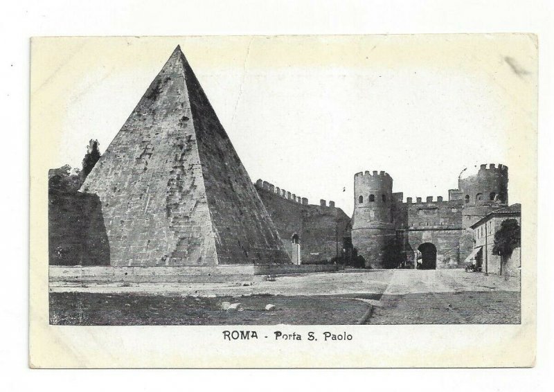 Postcard Italy ROMA Porta S. Paolo Standard View Card 