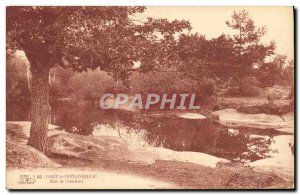 Postcard Old Foret Fontainebleau Mare Franchard