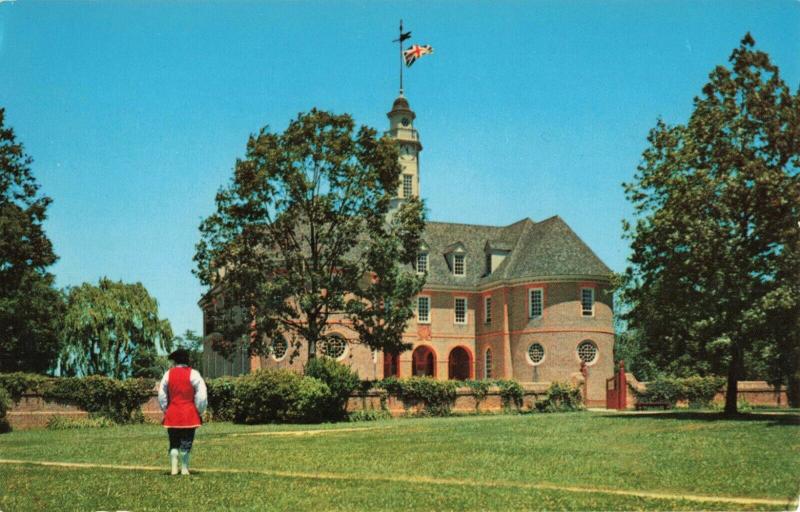 Postcard Colonial Capitol Williamsburg Virginia 