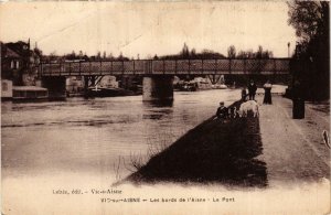 CPA VIC-sur-AISNE Les Bords de l'Aisne Le Pont (665980)