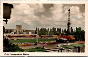 Berlin Sommergarten am Funkturm German Real Photo Postcard PC20