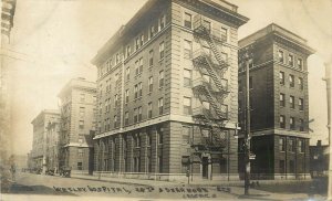 c1915 RPPC Postcard; Wesley Hospital, 25th & Dearborn Streets, Chicago IL posted