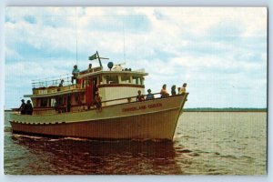 St. Marys Georgia Postcard Cumberland Queen National Park Service c1960 Vintage