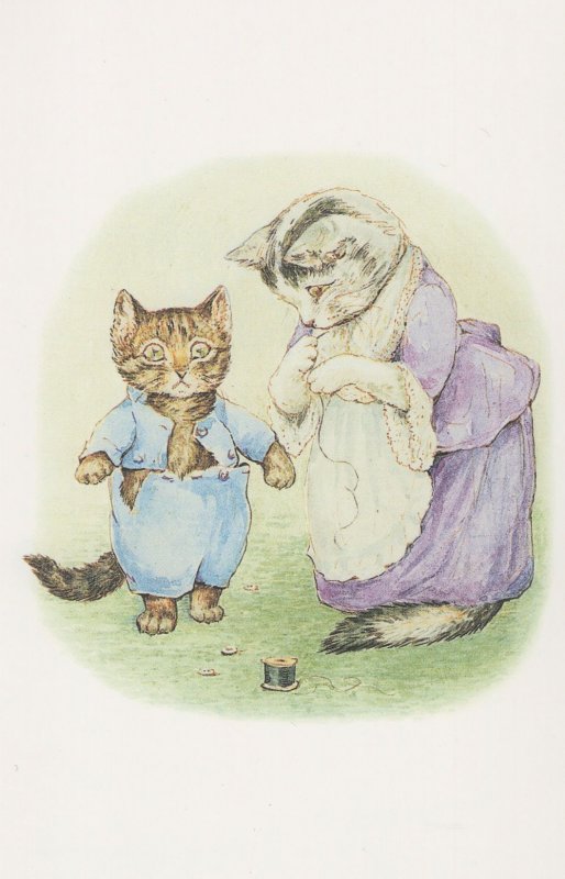 Tale Of Tom Kitten 1907 Beatrix Potter Book Postcard