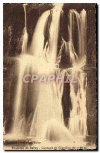 Old Postcard Around Belley Cascade Glandieu 50 meters