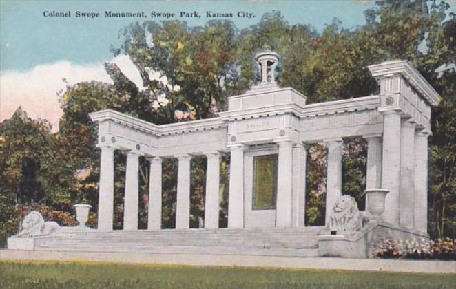 Missouri Kansas City Colonel Swope Monument In Swope Park