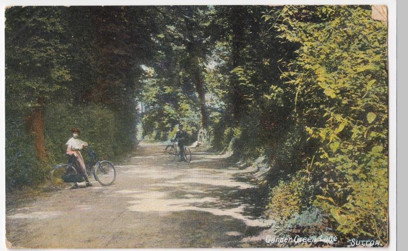 Surrey; Sutton, Gander Green Lane PPC, Local 1905 PMK, To Miss Mason, Bembridge 