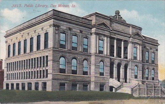 Iowa Des Moines Public Library 1917