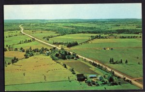 PEI Prince Edward Island Aerial Trans Canada Highway at Clyde River pm.04c Stamp