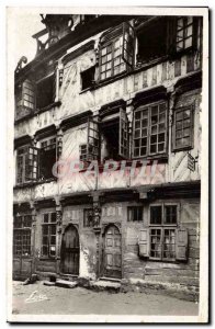 Postcard Old Rennes Ancient House of Chaplains of the Cathedral called Dugues...