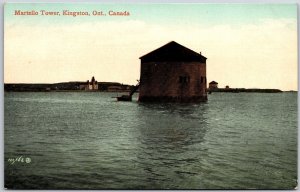 Martello Tower Kingston Ontario Canada Museum Historic Site Postcard