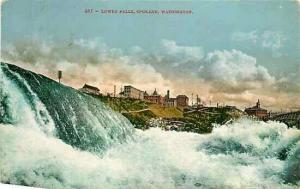 WA, Spokane,  Washington, Lower Falls, Edward H. Mitchell 485