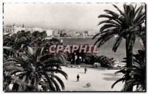 Old Postcard Cannes Its exotic vegetation Croisette and palaces