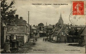 CPA Fourcamont - Carrefour - Route de NEUFCHATEL (105879)