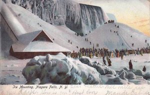 New York Niagara Falls Ice Mountaing 1906