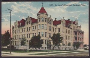 St Mary's Hospital,Oshkosh,WI Postcard