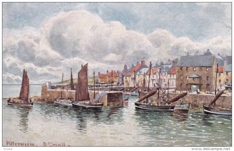 1900-1910s; Pittenweem, Sail Ships