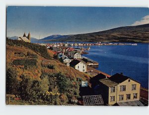 Postcard The chief town and tourist centre, Akureyri, Iceland