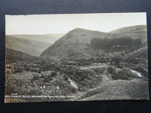 West Okement Valley MELDON VIADUCT shows RIVER MILL WHEEL & FOOTBRIDGE Old RP PC