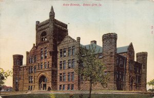 SIOUX CITY IOWA~HIGH SCHOOL~1910s POSTCARD
