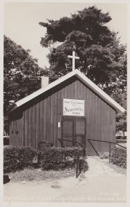 Indiana Vincennes Replica Of First Log Church Real Photo