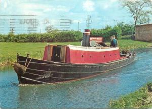 The Tunnel Tug Worcester on her way to Chester from the Museum boat postcard