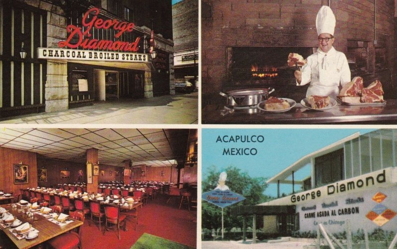 Mexico Acapulco George Diamond Steak Restaurant sk1439a