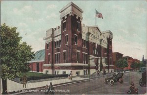 Postcard 6th Reg Armory NGP Pottstown PA