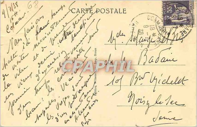 Old Postcard Colmar Lauch