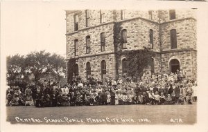 J40/ Mason City Iowa RPPC Postcard c1910 Central School Pupils Students 341