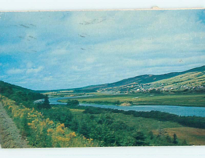 Pre-1980 TOWN VIEW SCENE Margaree Valley - Cape Breton Nova Scotia NS p9918