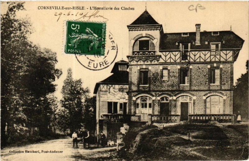 CPA CORNEVILLE-sur-RISLE - L'Hostellerie des Cloches (478230)