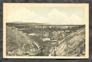 dc478 - THEDFORD MINES Quebec 1920s Trestle Bridge. Antique Postcard