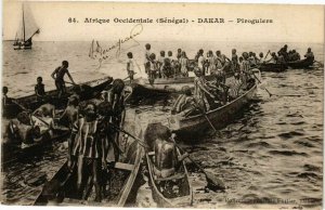 CPA AK Senegal-Dakar-Piroguiers (235533)