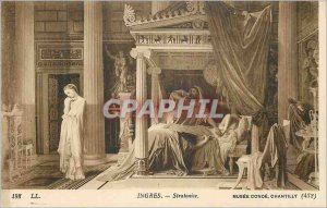 Postcard Old Ingres museum Stratonice count chantilly