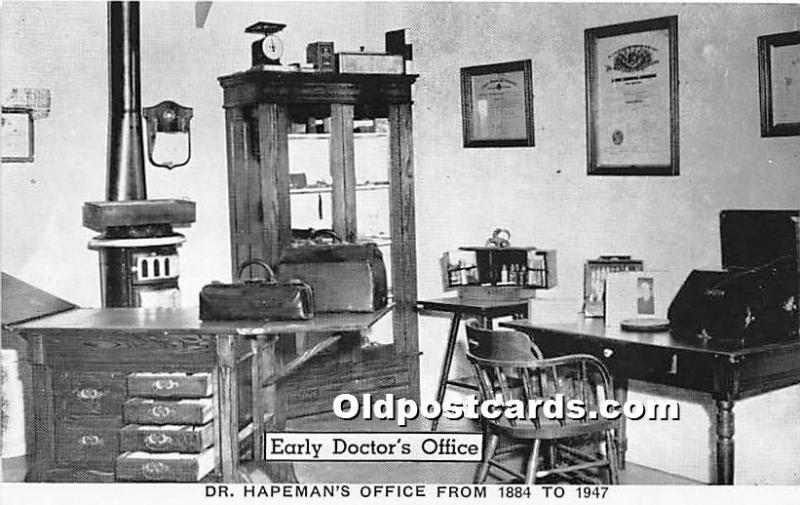 Early Doctor's Office, Dr Hapeman's Office 1884-1947 Minden, Nebraska, NE, US...