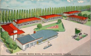 Sunnyside Motor Hotel Sunnyside Toronto Canada Postcard PC466