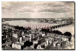 Postcard Bordeaux Old Bridge and the Bay