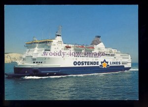 FE3082 - Oostende-Dover Ferry - Prins Filip , built 1991 - postcard