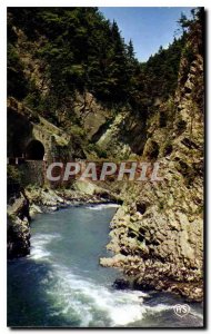 Postcard Modern picture of our mountains The river meanders through the rocks...