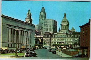 Postcard BUILDING SCENE Baltimore Maryland MD AK9705