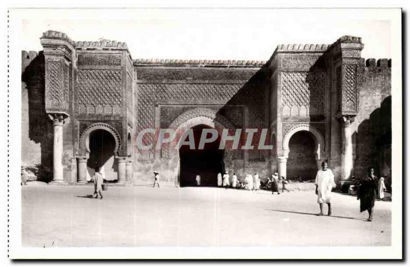 Africa - Africa - Morocco - Morocco - Meknes - Bab Mansour - Old Postcard