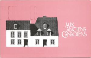 Le Restaurant Aux Anciens Canadiens Quebec QC c1989 Vintage Postcard D35