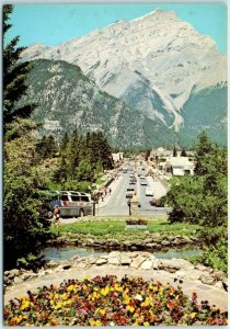 M-24429 Banff Avenue with Cascade Mountain Banff National Park Alberta Canada