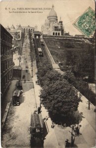 CPA PARIS 18e Le funiculaire et le sacre coeur (156564) 