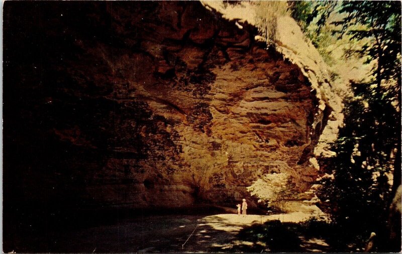 Council Cave Starved Rock State Park Illinois IL Postcard UNP VTG Unused Vintage 