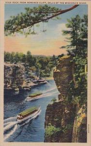 Wisconsin Dells Of The Wisconsin High Rock From Romance Cliff